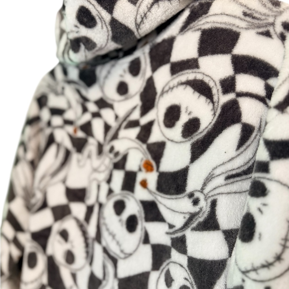 Disney Nightmare Before Christmas Jack Skellington Fleece Hoodie Size M - Picture 7 of 7